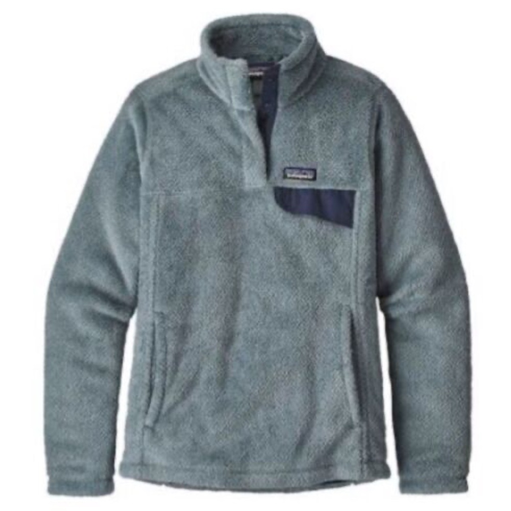 Patagonia shadow blue Re-tool snap T fleece pullover